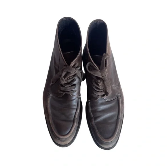 Gucci vintage brown chukka hiking boots size 10 D display picture 1